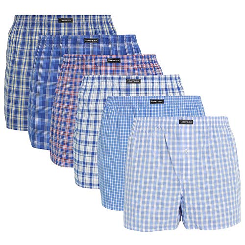 Lower East American Style, Bóxer, Hombre (Pack de 6), Multicolor (Business), XXXX-Large