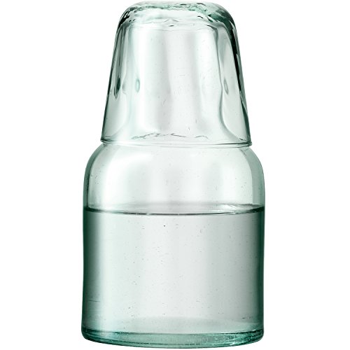 LSA International - Mia - Set Jarra con vaso 0.95L, Óptica de vidrio reciclado