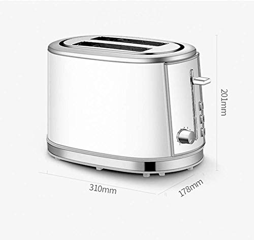 LYATW Acero Inoxidable Tostadora, Máquina de Hogares Desayuno Ampliación Horno de Siete Etapas de Ajuste de la máquina de Pan con bicarbonato de Rack-Gris