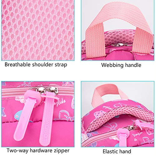 LYZJDP Mochilas, Mochilas Escolares para Estudiantes De Primaria Y Secundaria, Mochilas Ligeras Repelentes Al Agua, Estampados Dulces De Tres Piezas
