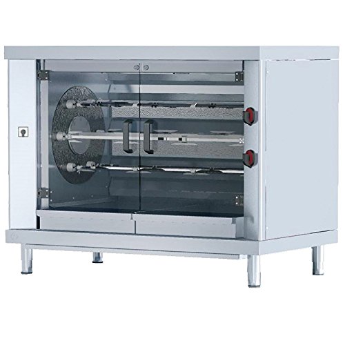 Macfrin 5436 Asador a Gas para 36 Pollos en 6 Espadas
