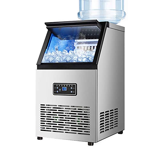 Máquina automática para fabricar Hielo Máquina para fabricar Hielo en Cubos Maquinaria para pequeñas Empresas Máquina para fabricar Bolas de Hielo para café con Leche Barra de té (GK40, GK60)