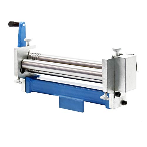 Máquina curvadora 3 rodillos 300mm Dobladora Espesor chapa 2,5mm Taller chapa Cilindros curvadores
