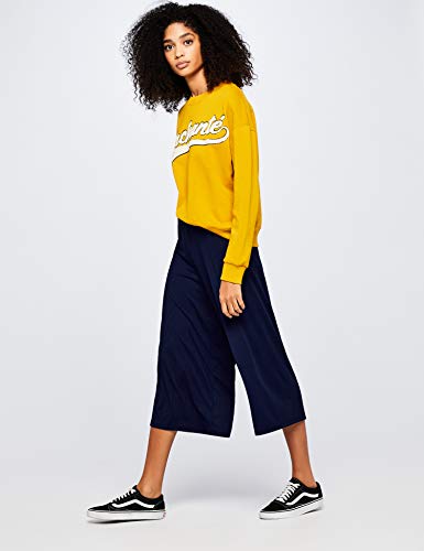 Marca Amazon - find. Pantalones Mujer, Blau (Blue Blue), 48, Label: 3XL