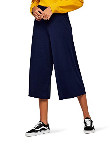 Marca Amazon - find. Pantalones Mujer, Blau (Blue Blue), 48, Label: 3XL