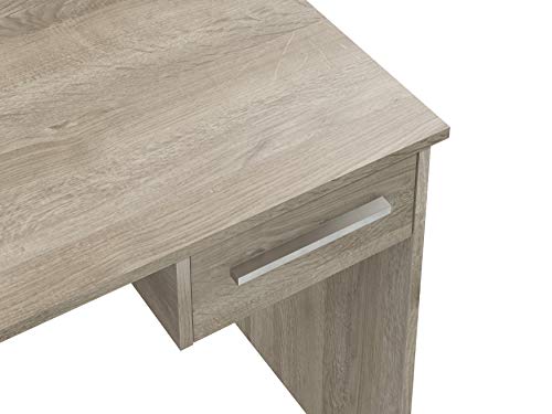 Marca Amazon - Movian Inari Modern - Escritorio con 1 cajón, 50 x 90 x 73 cm (Efecto Roble)