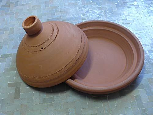 Marroquí tagine de cocción sin esmaltar Ø 35 cm para 4-5 personas