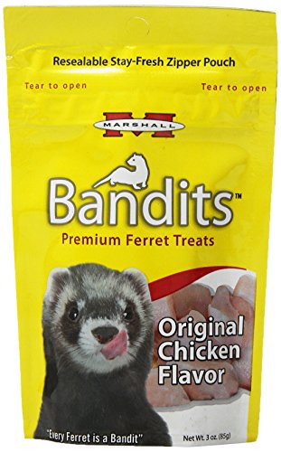 Marshall Bandidos Ferret Treat, 3-Ounce, Pollo