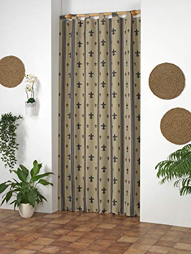 Martina Home Flor de LYS Cortina Trabillas ALPUJARRA, Único, 140x260 cm