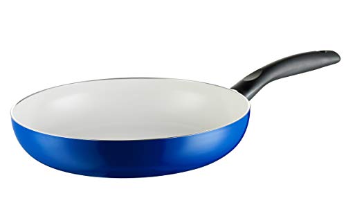 Mäser Serie Harriot - Sartén antiadherente de aluminio con revestimiento Ilag Ceramic Cremé, azul, 28 cm