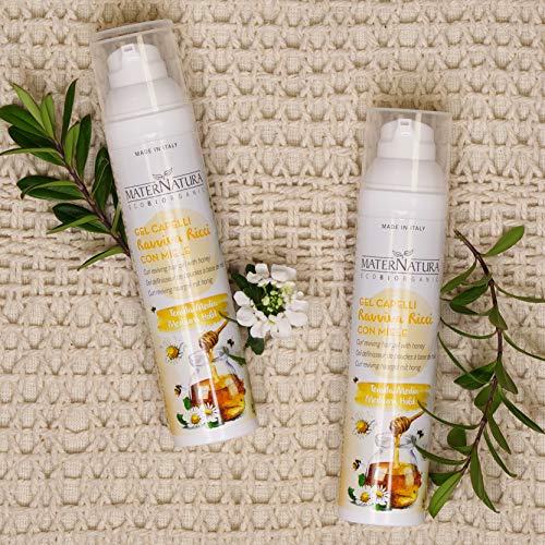 Maternatura Gel Reactivador Con Miel Para Cabellos Crespos. Fijaciòn Normal 100 g