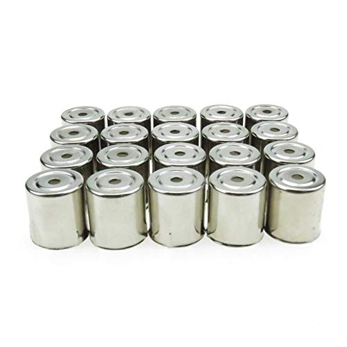 MAXIAOQIN MXQIN Piezas de reemplazo 20PCS / Lot Acero Inoxidable Agujero Redondo magnetrón Cubierta for el Horno de microondas