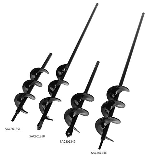 Mentin - Taladro en Espiral, Taladro de jardinería, Taladro para Plantar árboles, arbustos, Broca helicoidal, Tornillos sin Fin de plantación