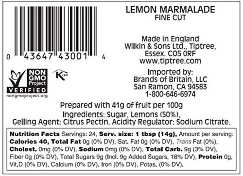 Mermelada Limón 340gr. Tiptree
