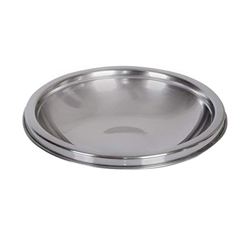 Metlex- Cenicero de pie Bandeja de cigarrillos exterior Acero inoxidable - Plata (MX-9167)