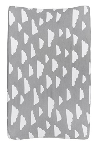 Meyco 516095 – Cubierta para cambiador – Nube de 2 cuñas, gris