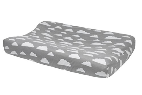 Meyco 516095 – Cubierta para cambiador – Nube de 2 cuñas, gris