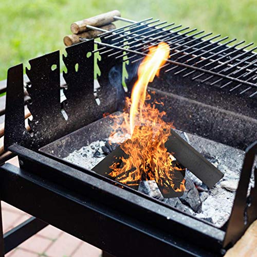 MezoJaoie Briquetas de Barbacoa carbón de bambú Largo Tiempo de combustión | Sin Humo y sin Olor | Restaurante Charcoal | Asegura un Sabor de Comida Puro y Delicioso | Quema para Asar