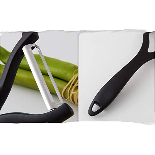 MINGZE Pelador Profesional, pelador de aleación de Zinc Verduras y Frutas, Inoxidable Muy aguda y Duradera, Cortadora Peeler en Forma de Y, Peladora de Patata y verdura de Fruta