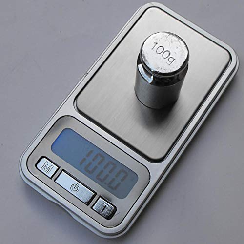 Mini balanza digital Multifunción de bolsillo portátil Teléfono portátil Desine Style Plataforma de pesaje inoxidable Retroiluminación Joyería Scale-200g