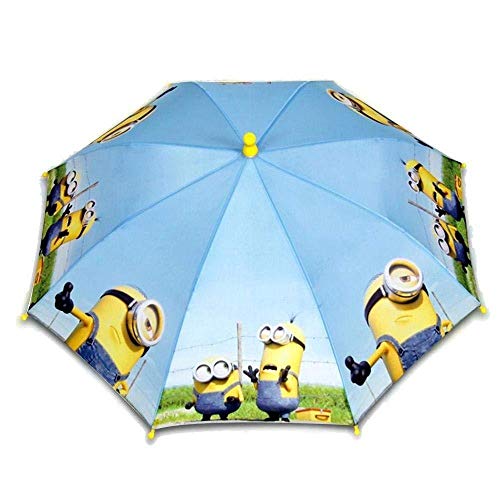 Minions Paraguas Infantil 38/8 Man de Paraguas Clásico, 80 cm, Multicolor
