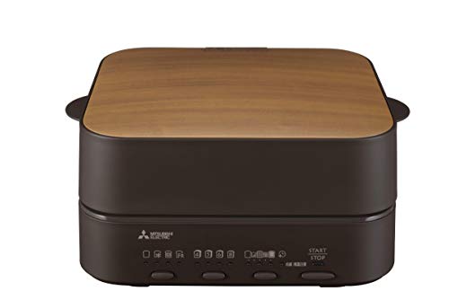 Mitsubishi Horno de pan eléctrico TO-ST1-T retro marrón tostadora que quema 1 hoja de última