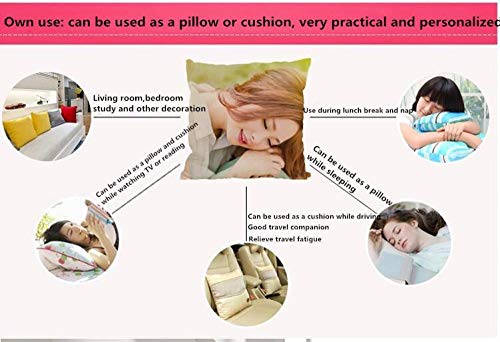 Mmdianpu Throw Pillow Funda Fundas de cojín 45 x 45 cm Algodón Lino Cuadrado Fundas de Almohada Decorativas para sofá Coche Dormitorio Jardín al Aire Libre, Juego de 4 (Animales de Dibujos Animados)