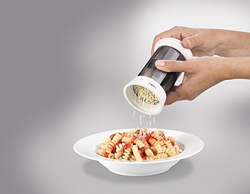 Moha Molinillo de Queso de Corte Fino y abundante de 8 cm de diámetro, Blanco, Centimeters