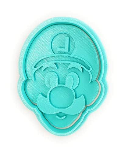 Molde Cortador de Galletas – Videojuegos - Luigi (Turquesa)