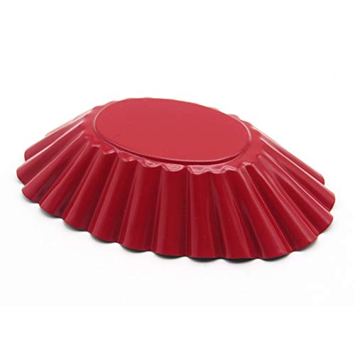 Molde Pudín Ovalada Huevo Tarta de Acero al Carbono Magdalena Torta Moldes Reposteria el Bicarbonato de Herramientas Molde para Bizcocho,10pcs