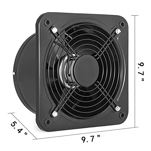 Mophorn 250MM Ventilador de Escape Extractor de Aire Ventilador de Extracción de Aire (YNF-250-2T)
