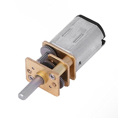 Motorreductor de Engranajes de Reducción de Velocidad de Torque Alto Eléctrico n20 DC 6v Brush 100 RPM 100rpm con Caja de Engranajes de Metal Eje de Salida