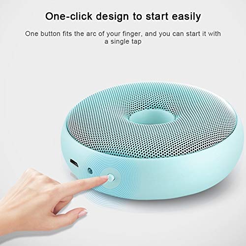 MQMT Donut Portátil Eléctrico Purificador De Aire Inicio Alquiler De Ozono del Anión del Desodorante, luckyqq (Color : Blue)