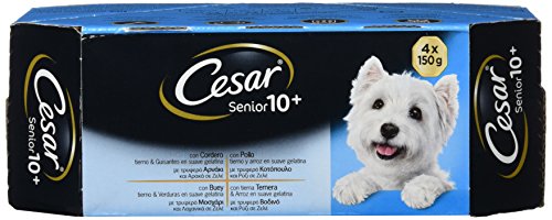 Multipack de 4 tarrinas de 150g para perros senior de +10 años | [Pack de 6]