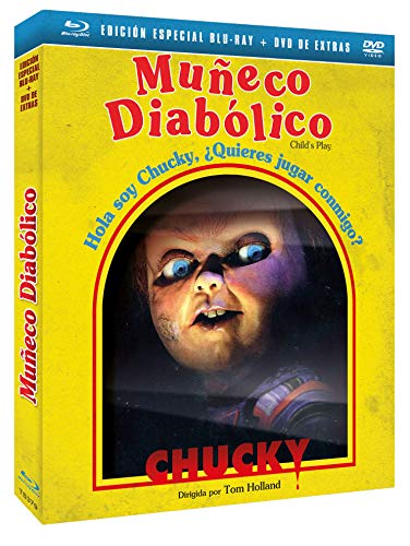 Muñeco Diabolico BD + DVD de Extras + Slip Cover  1988 Child's Play [Blu-ray]