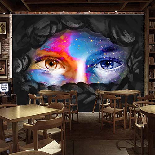 Mural,Papel Tapiz Fotográfico Personalizado 4D Personalidad Moda Pintada Belleza Mujer Pintura De Pared Restaurante Cafetería Tienda De Ropa Decoración Mural Pintura Revestimiento De Paredes