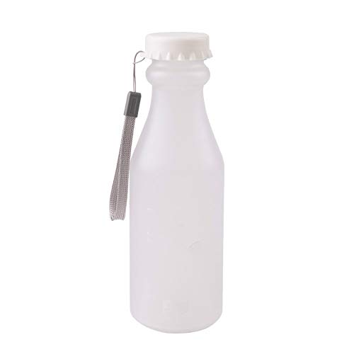 N / A La Botella de Agua de Color Caramelo no es frágil, Botella de Agua de plástico Esmerilado, fácil de Transportar, Viajar, Hacer Yoga, Correr, Botella de Agua para Acampar 550 ml