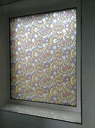 N / A Película de vidriera, Crema de glaseado de privacidad para el hogar, Dormitorio, Pegatinas de baño, película de decoración del hogar A48 60x200cm