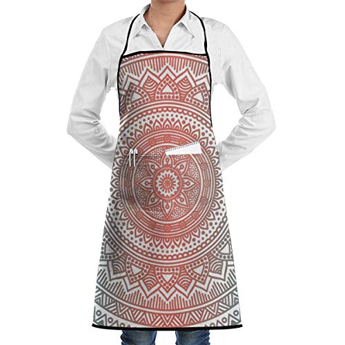 N/A - Delantal de cumpleaños para Mujer, Hombre, mamá, papá, Esposa, Mandala, Estilo Gitano, Cosmos y Cocineros