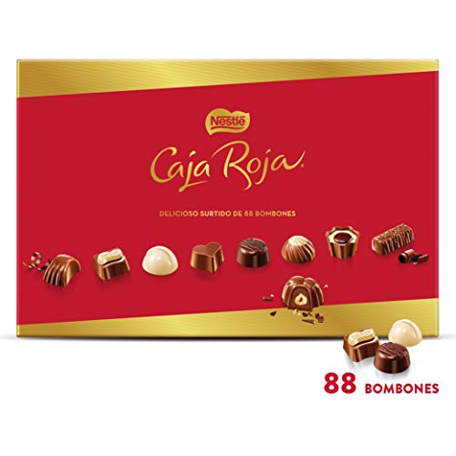 Nestlé Caja Roja Bombones de Chocolate - Bombones 2x800g