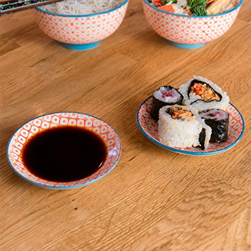 Nicola Spring Plato pequeño para Aperitivos/Salsas - 101 mm - Pack de 6