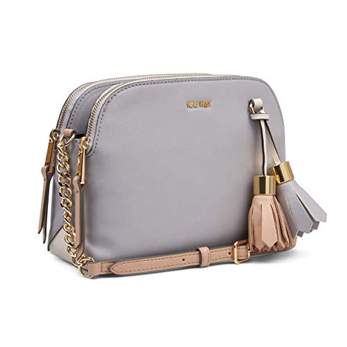 Nine West Women's Midsummer Lorenza Crossbody Cross Body Bag, (Cloud Multi), Medium