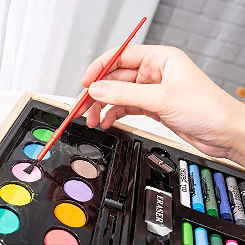 Niños para Dibujar Juego de Pintura Color del Dibujo del Agua Pluma Pintura Arte for Niños de Escritorio del Regalo del Kit 68 Pcs Colores Vivos y Brillantes