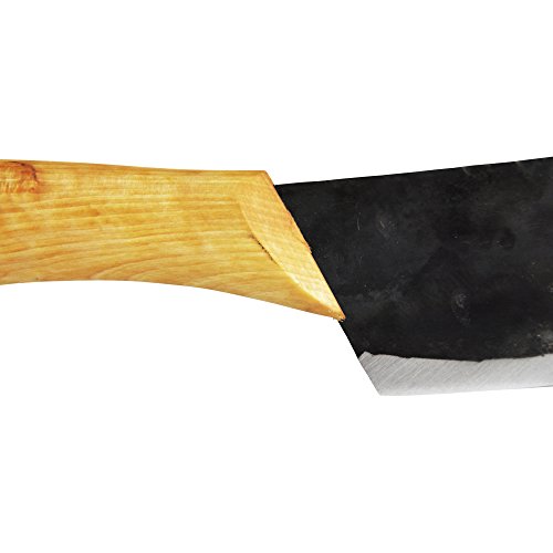 Nord Vankka Pieni Original - Cuchillo de cocina profesional con hoja de acero al carbono (18 cm, forjado a mano)