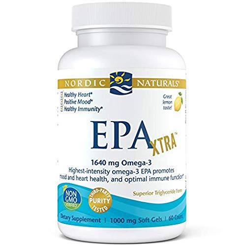 Nordic Naturals Epa Xtra, 1640 Mg De Limón - 60 Cápsulas Blandas 60 Unidades 120 g