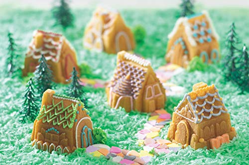 Nordic Ware 81.948 Pastel Diseño de moldes de aluminio fundido Cozy Village