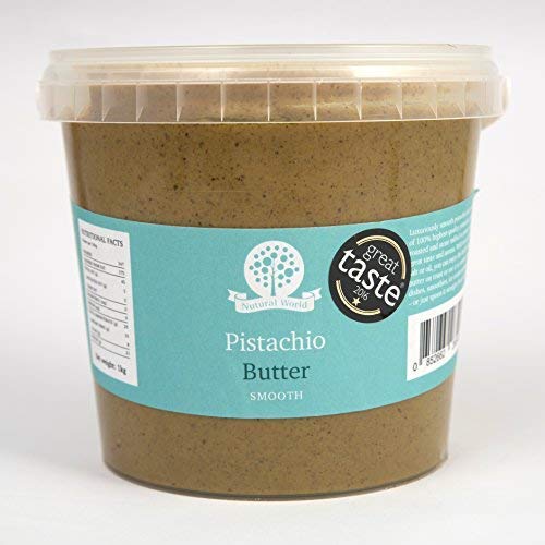 Nutural World - Mantequilla Suave de Pistacho (1kg) Galardonado al Mejor Sabor