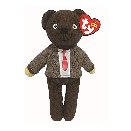 Oficial Mr Bean de peluche (oso de peluche por Ty) con chaqueta (25 cm)