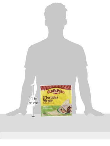 Old El Paso - Tortillas de Trigo Wrap 6 unidades, 350g
