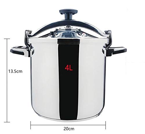 Olla A Presión De Acero Inoxidable, Olla De Sopa Comercial De Gran Capacidad, La Olla De Cocina Industrial Home Hotel, Fácil, Grandes Utensilios De Cocina Limpios, 4L-12L